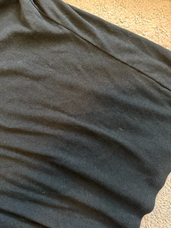 a new day Black Long Sleeve Ribbed Top - Image 4