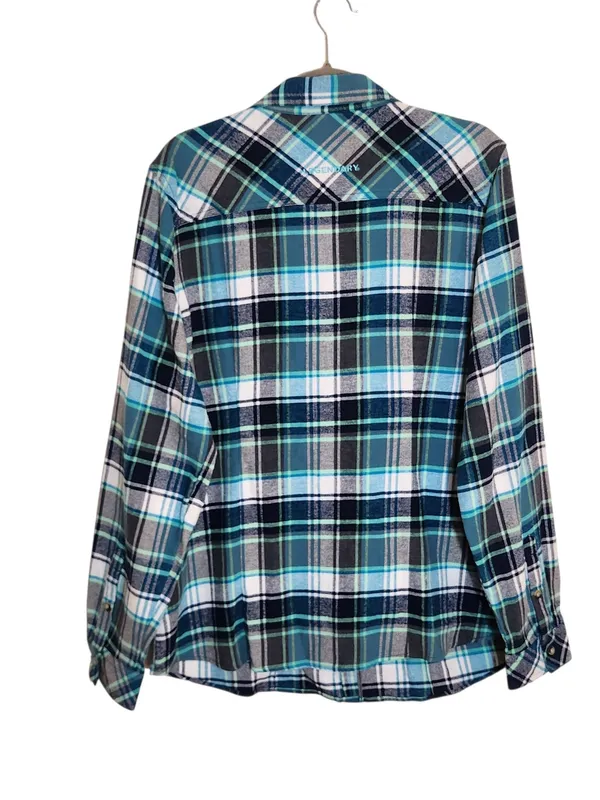 Legendary Whitetails Blue Plaid Flannel Shirt Size XL - Image 2