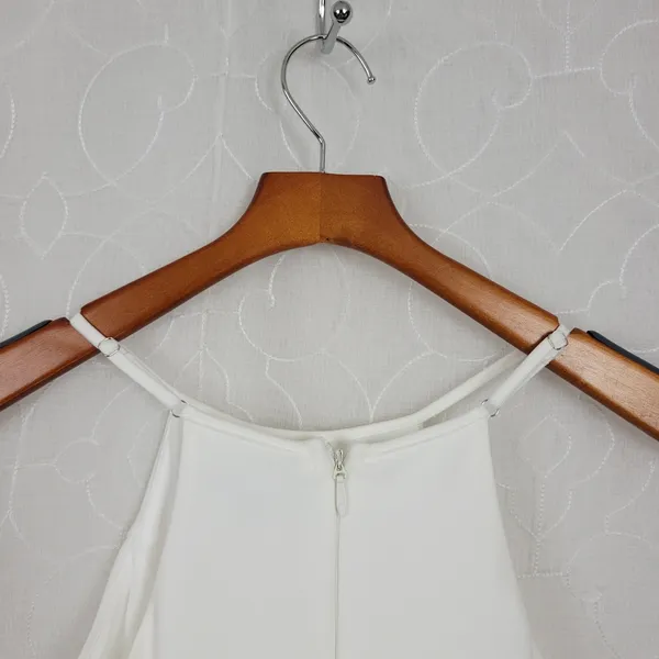 Lulus Womens Irresistible Charm Dress X Small White Fit & Flare‎ Mini - Image 13