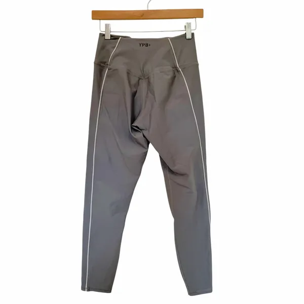 Abercrombie YPB Your Personal Best Gray Leggings Sz M - Image 4