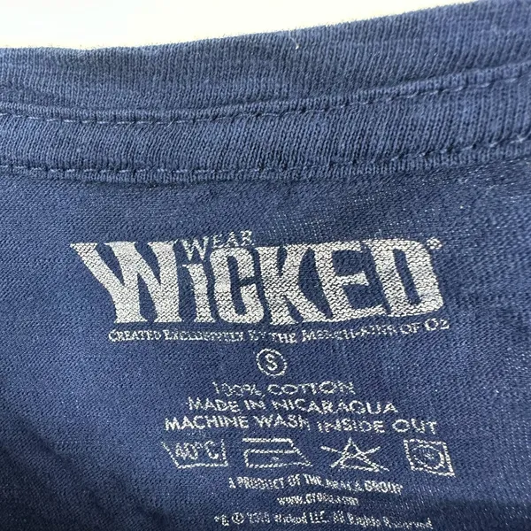Wicked size small‎ graphic t-shirt blue white green 15th anniversary 100% cotton - Image 4