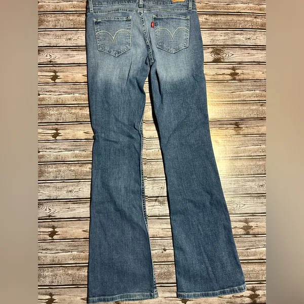 Levi’s 518 Superlow Flare Jeans Women’s Y2K Lowrise - Image 2