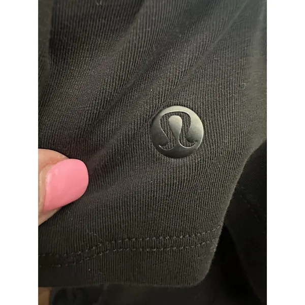 Lululemon Long Sleeve Shirt Women's Size ~2‎ Black Super Soft Athleisure #DD5-5 - Image 5