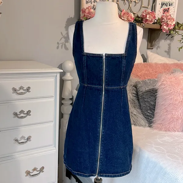 BDG Urban Outfitters Denim Jumper Dress - Image 7