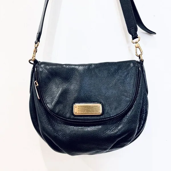Marc Jacobs Black Leather crossbody Shoulder Bag - Image 5