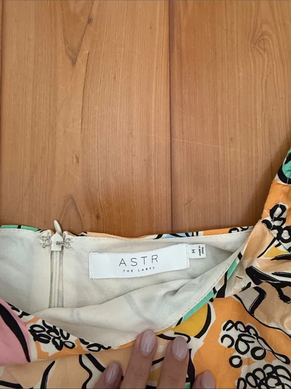 ASTR the Label mini talula tropical papaya dress medium - Image 6