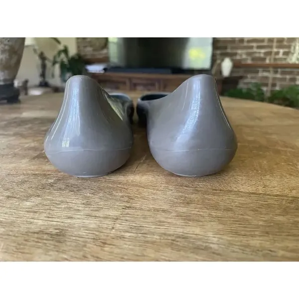 OKA B gray ballet flats slip on shoes US 9 EU 39 made in USA rubber comfort - Image 4
