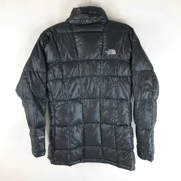 The North Face Womens Transit Puffer Jacket Down Full Zip Pockets Black S - Image 2