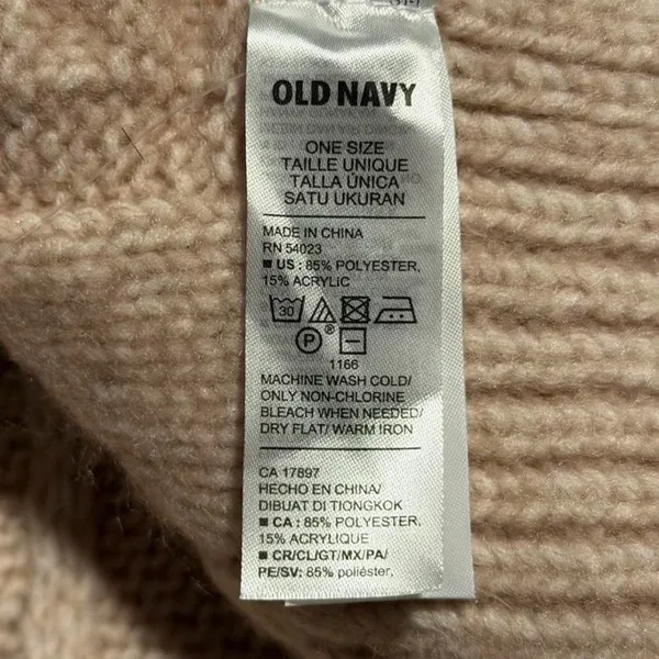 Women’s Old Navy NWT Cable Knit Scarf Cream - Image 4