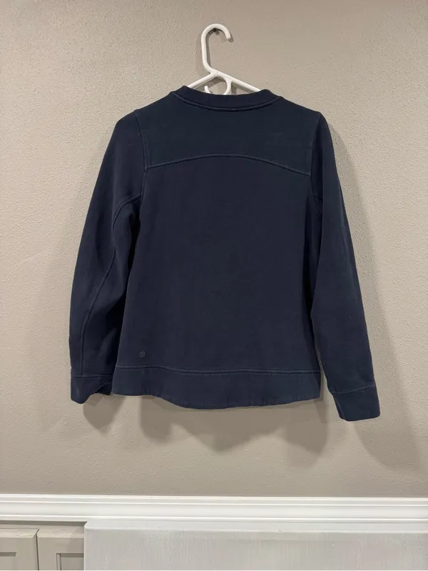Lululemon Fleece Be True Crew InkWell Size 4 - Image 3