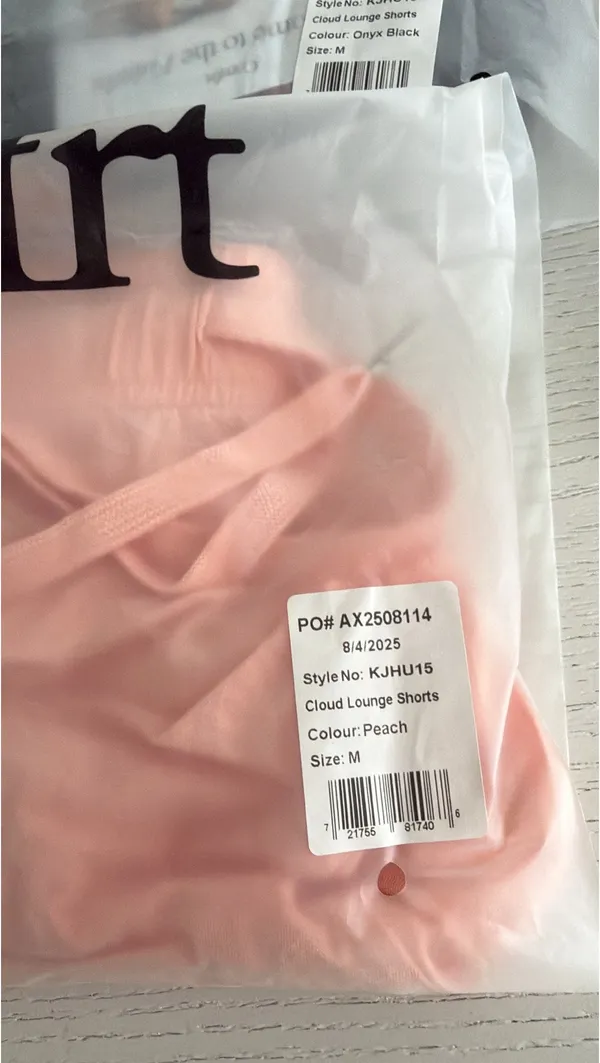 Comfrt Medium Cloud Shorts in Peach - Image 8