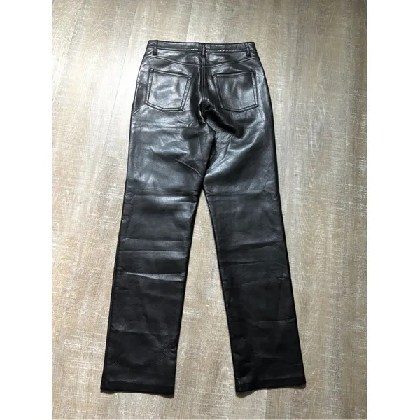 Aritzia Wilfred The Melina Pant Black Vegan Leather Pants Size 4 High Waisted - Image 13