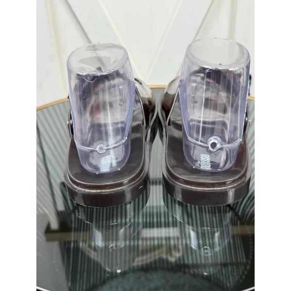 Melissa Women’s Size 7 Animal Print Double Strap Sandals Jelly Slip On Shoes - Image 12