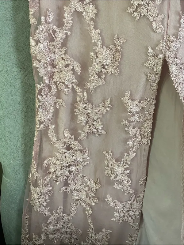 Lulus Dazzled Up Dusty Lavender Embroidered Backless Maxi Dress size Small prom‎ - Image 10