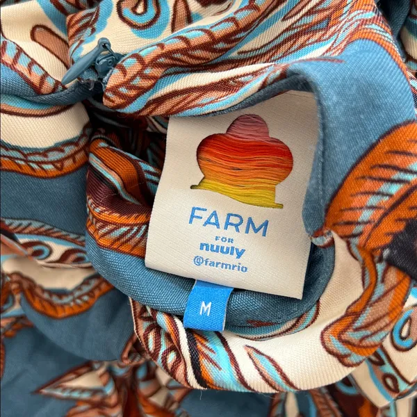 Farm Rio X Nuuly Wonderful Bouquet Midi Dress Medium - Image 3