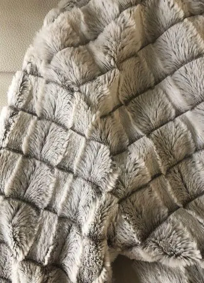 White Faux Fur Coat - Image 2