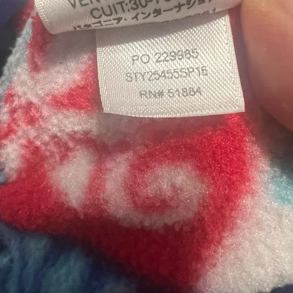 Patagonia Synchilla Snap-T Fleece Pullover XXS Patchwork Print Red Blue Vintage - Image 11