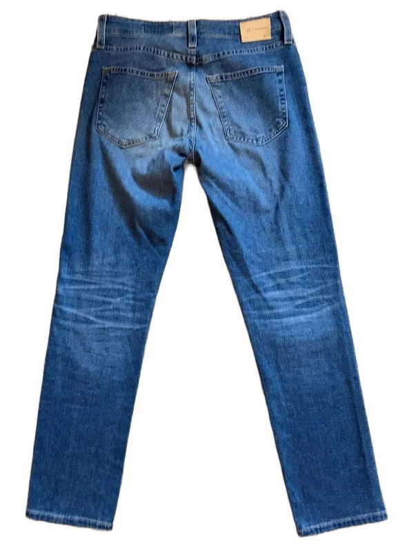 AG Adriano Goldschmied Ex-Boyfriend Slouchy Slim‎ Blue Jeans Size 24R Distressed - Image 4