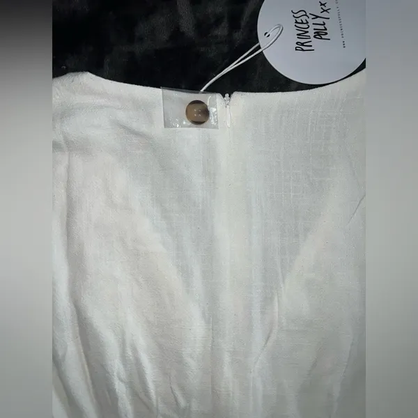 Princess Polly Adi Romper in White Size 2 New with tag - Image 11