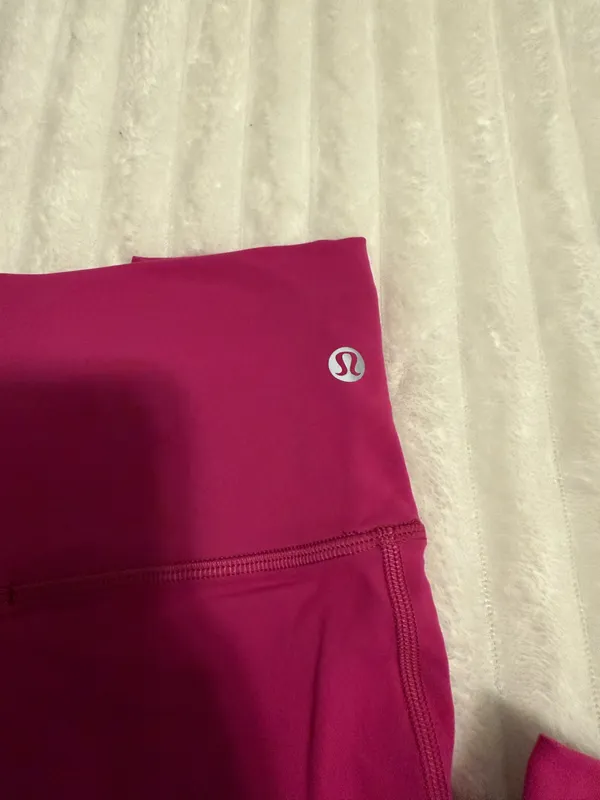 Lululemon Women's Wunder Train High Rise 25" Ripened Raspberry, Size 2 - Image 3