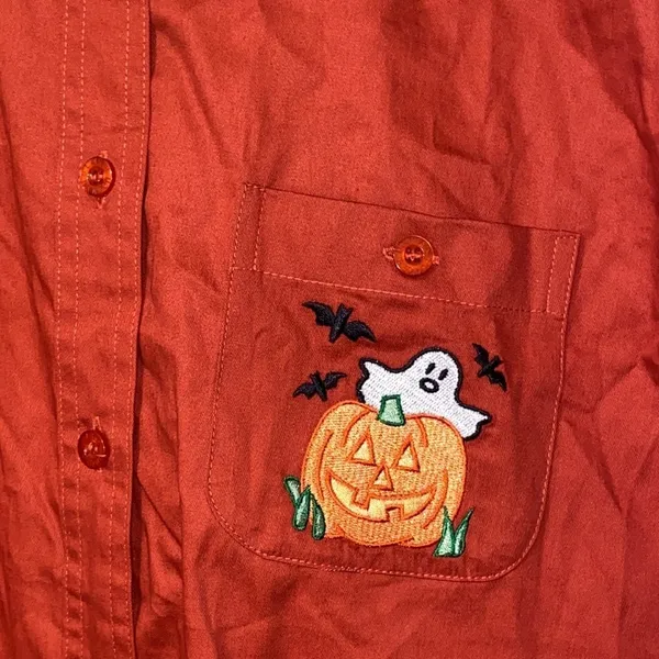 Mountain Lake womens Halloween button front casual - Image 3