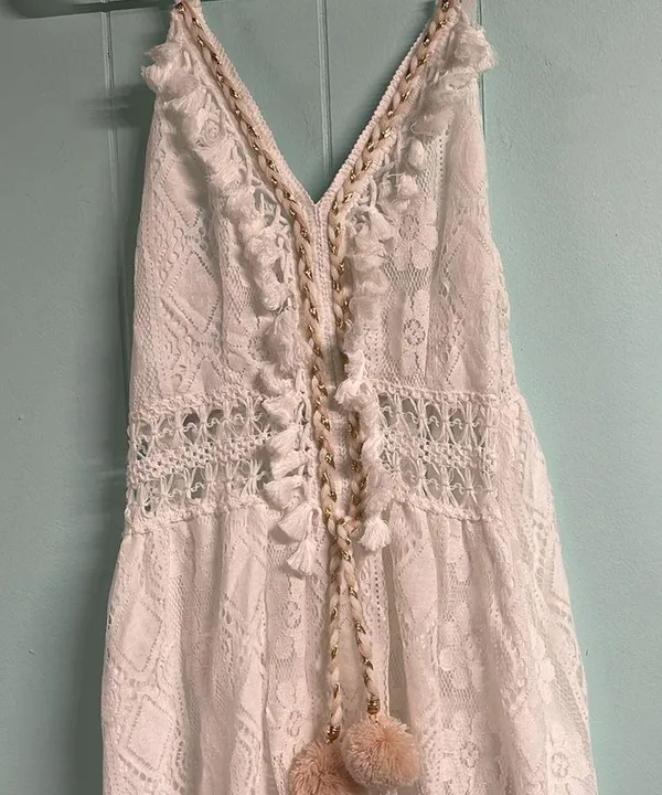 NWOT lace like dress White - Image 2