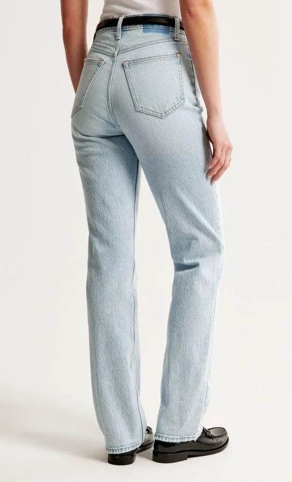 Abercrombie and Fitch Ultra High Rise 90s Straight Jean - Image 2