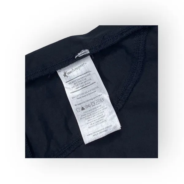 One Teaspoon ✌︎︎ High Waist Exposed Zip Front Lightweight Shorts ✌︎︎ Black XXS - Image 9