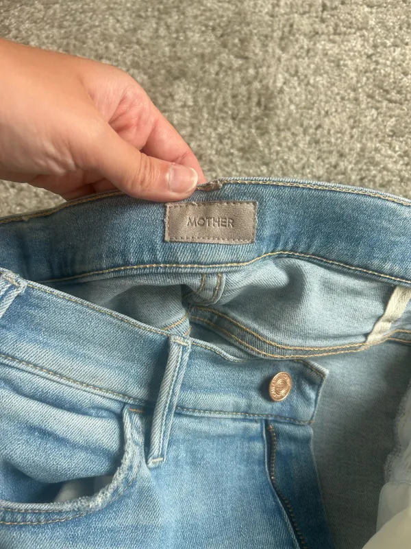 MOTHER Denim Jeans Hustler Ankle Fray - Image 6