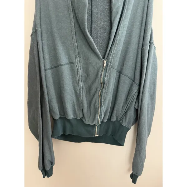 We The Free Oversized Half-Zip Green Women's Size Medium - Image 5