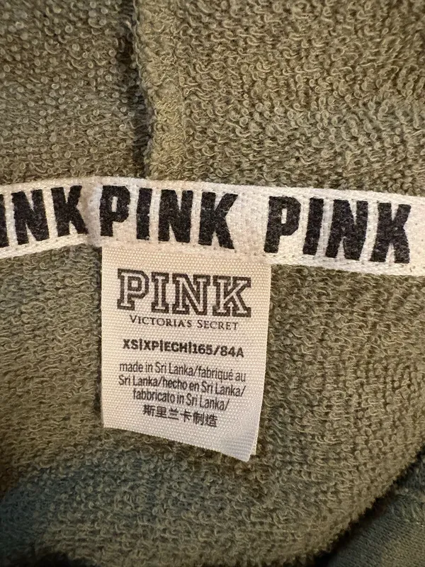 Victoria Secret PINK Green Hoodie with Pockets - Image 5