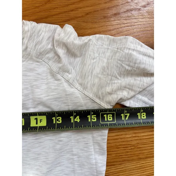Lululemon Long Sleeve Top Bundle Grey Space Dye & Snakeskin Animal Print Size 4‎ - Image 4