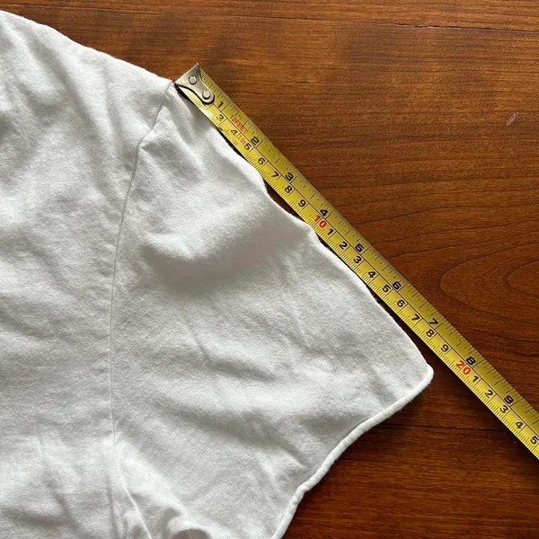 White Perfect White Tee from Perfect White Tee w/ Raw Hem PerfectWhiteTee - Image 8
