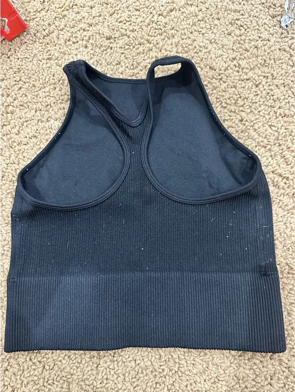 gilly hicks black high neck tank - Image 2