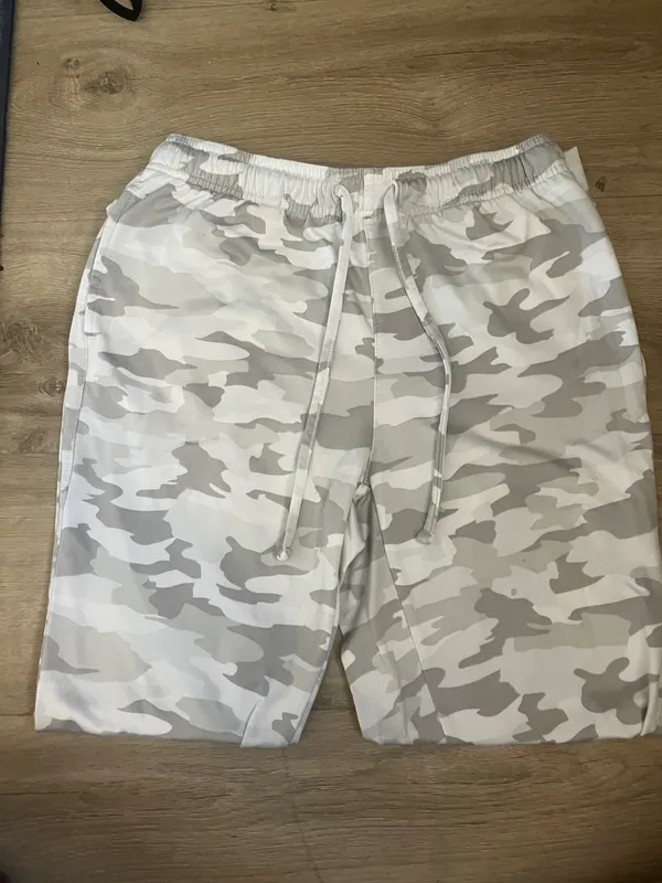 Light Camo Joggers Gray - Image 2