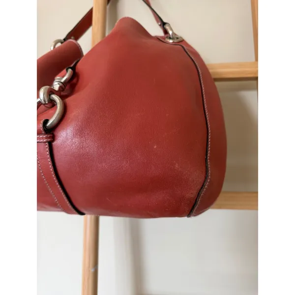 Marc Jacobs Collection Burnt Orange Leather Hobo Shoulder Bag Large - Image 2