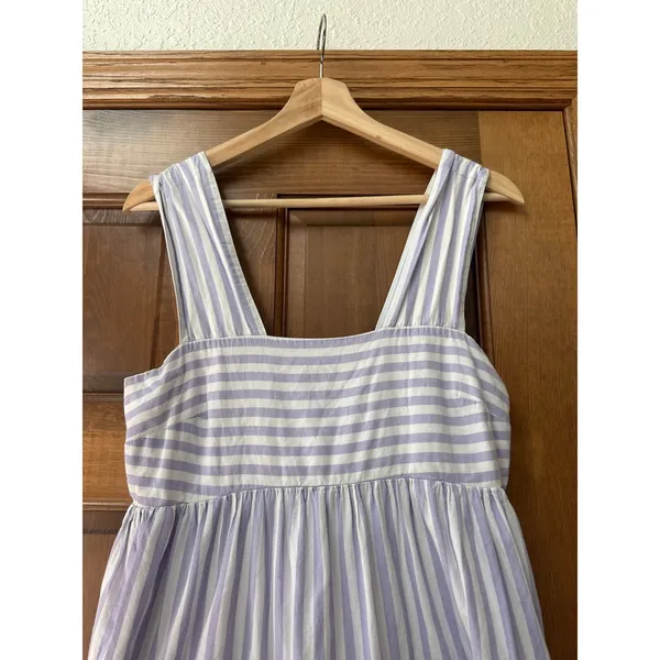 BY ANTHROPOLOGIE Helena Square Neck Tiered Midi Dress Size Small - Image 6
