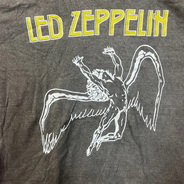 Led Zeppelin Icarus Gray T-Shirt Medium - Image 2