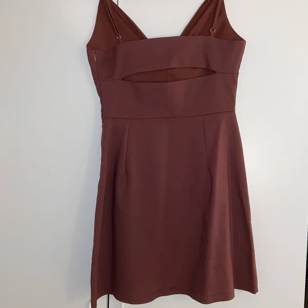 Princess Polly Mauve Plunge Mini Dress - Image 5