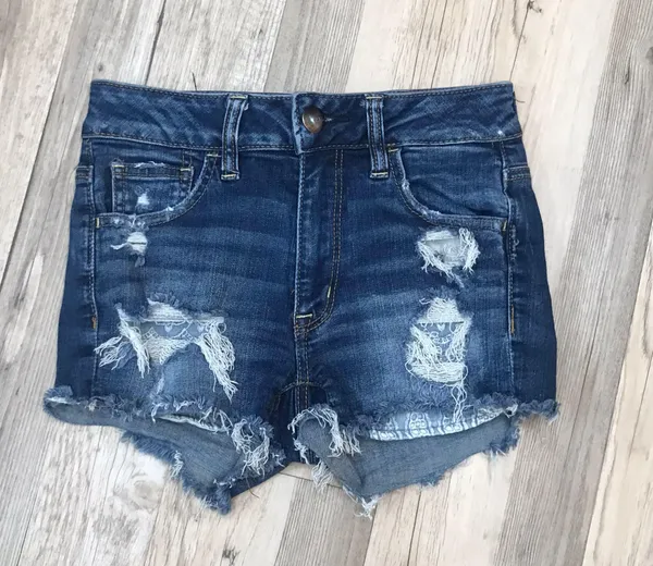 American Eagle High Rise Shortie sz 0 - Image 4