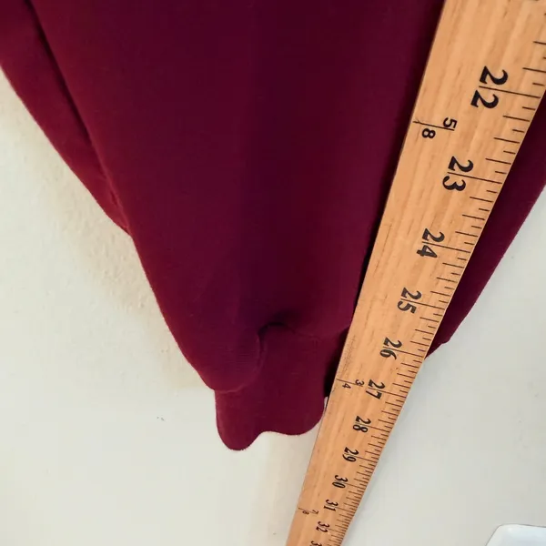 FIGS Zamora Jogger Scrub Pants Womens XS Burgundy‎ Maroon - Image 10