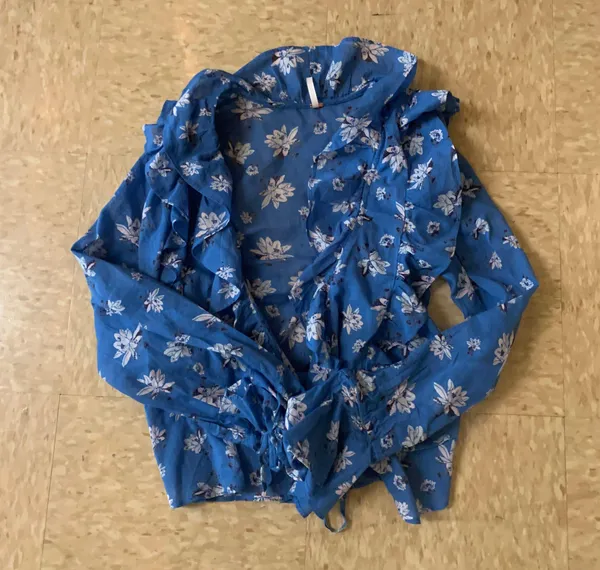Ruffle Long Sleeve Top - Image 2