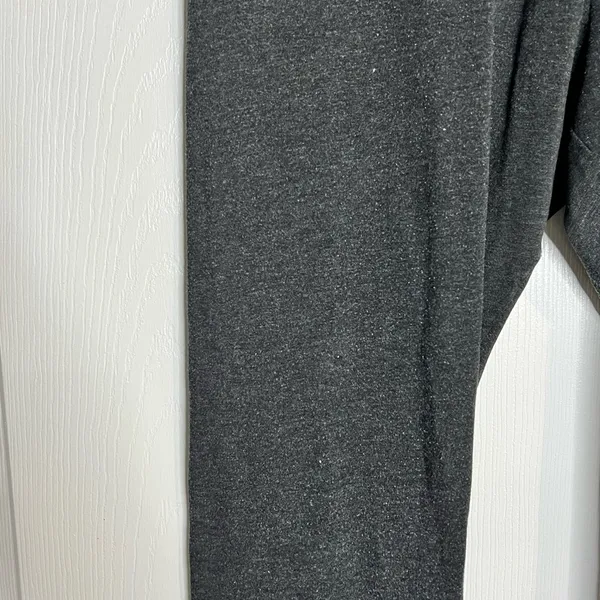 PINK Victoria’s Secret yoga pants - gray/black - Size Large DRAWSTRING MISSING - Image 7