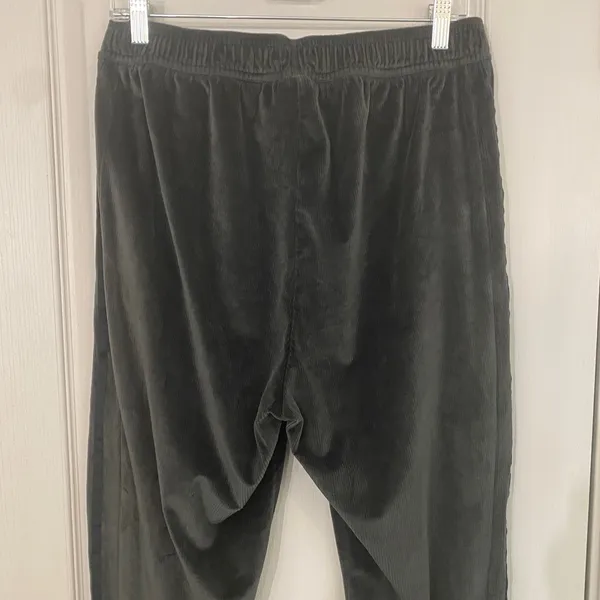 adidas‎ Tiro Cut 3-Stripes Corduroy Velour Track Pants Gray L - Image 7