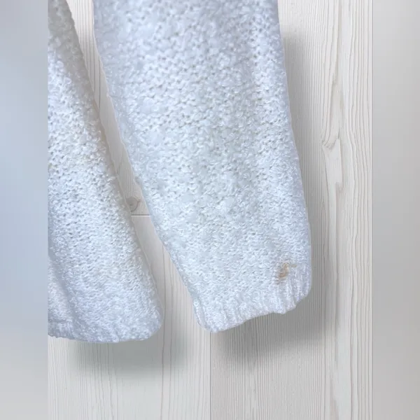 WYE OAKS Women’s Cozy White Button Up Knit Cardigan - Image 5