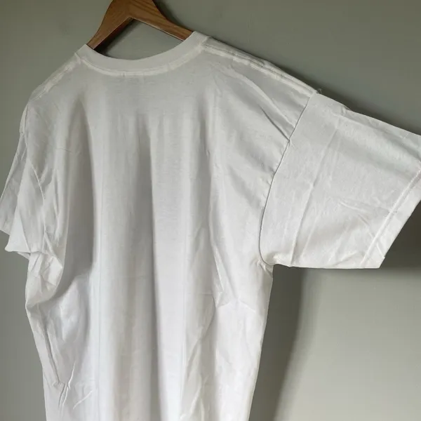 Fruit of the Loom Vintage 1998 T-Shirt 'Friesian Love' Horse White Unisex XL - Image 6