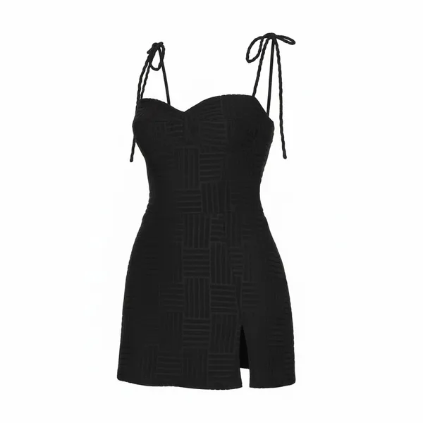 NEW AMANDA UPRICHARD Taylor Skort Romper, Black, Medium - Image 11