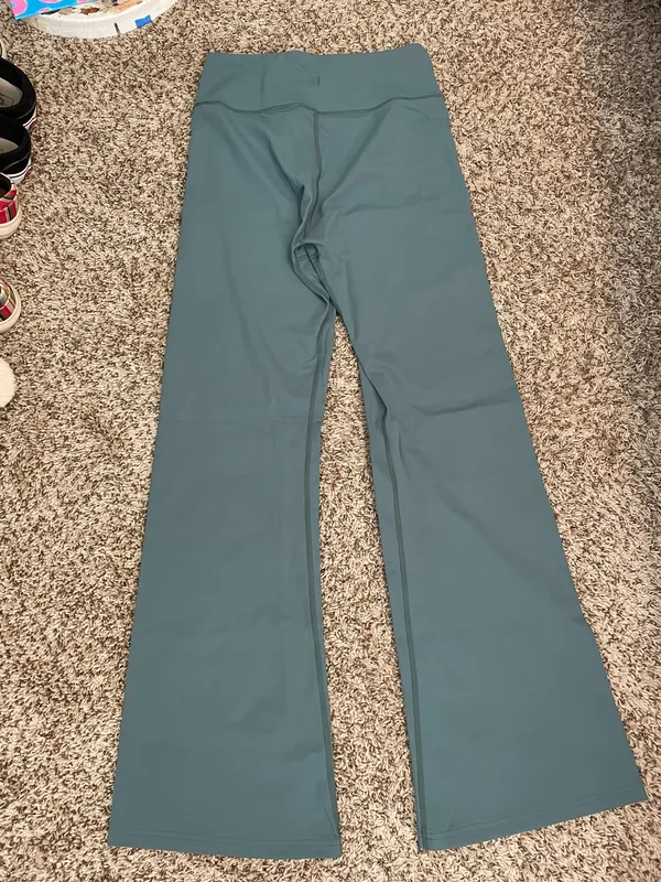Flare yoga pants Green Size M - Image 3