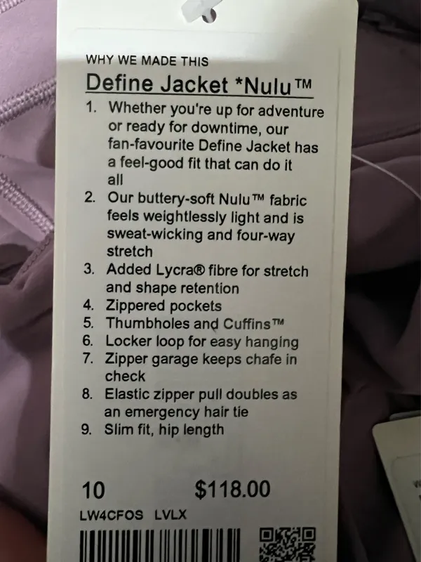 Lululemon Define Jacket Nulu - Image 3