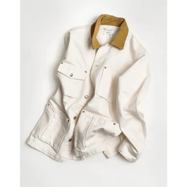 Madewell Benjamin Talley Smith The Fairview Barn Jacket in Chalk Wash Small NWT - Image 6